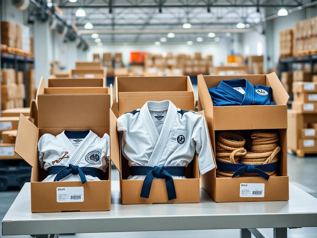 Embalagem organizada para envio